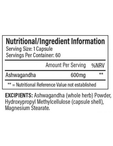 Ashwagandha KSM-66 600 mg