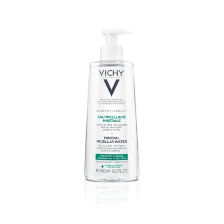 Vichy purete thermale мицеларна вода за смесена и мазна кожа 400мл. 674447 Годен до: 30.4.2026 г.