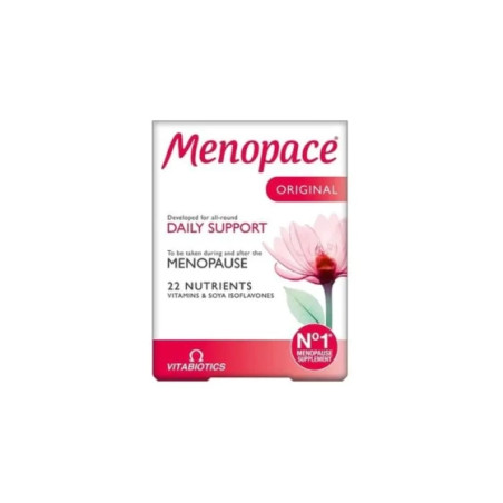 Менопейс оригинал таблетки за хормонален баланс при менопауза х30 Vitabiotics