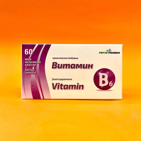 Витамин B6 капсули за нервна система х60 Phytopharma