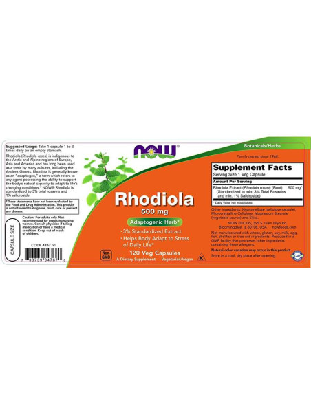Rhodiola 500 mg