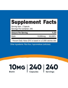 Biotin (Vitamin B7) 10 000 µg 2