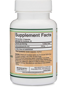 TUDCA (Tauroursodeoxycholic Acid) 500 mg 2