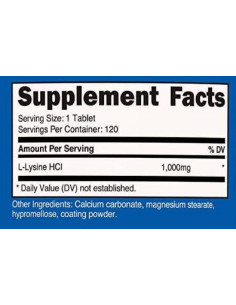 L-Lysine 1000 mg 2