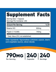 Betaine HCL + Pepsin 2