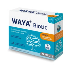 Waya Forte пробиотик капсули за балансирана чревна микрофлора х15