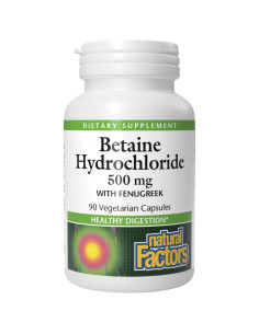 Betaine Hydrochloride with Fenugreek 500 mg