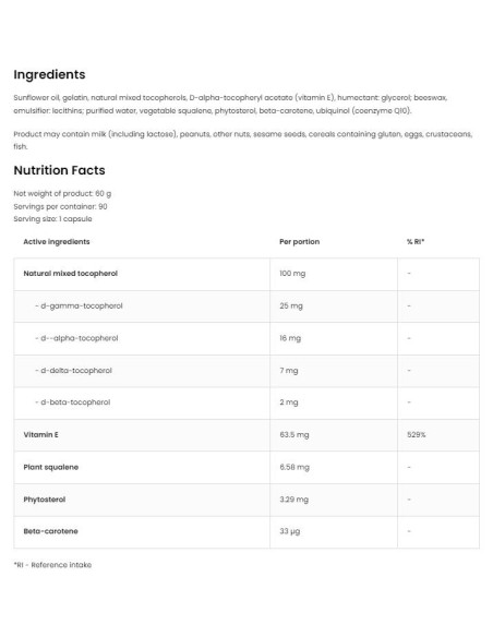 Vitamin E / Natural Tocopherols Complex