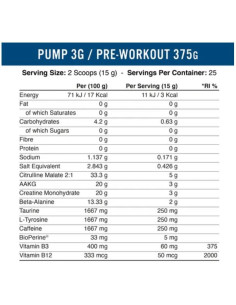 Pump 3G | Next Generation Pre-Workout 2