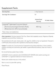 CurcuBrain 400 mg | Longvida Optimized Curcumin 2