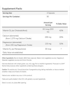 Cal-Mag DK | Calcium, Magnesium, Vitamin D3 + K2 2