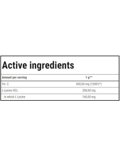 Vitamin C + L-Lysine Powder 2