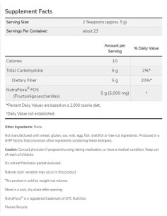 NutraFlora FOS Powder 2