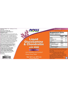 Liquid Glucosamine -amp, Chondroitin with MSM 2