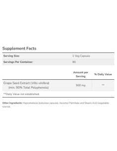 Grape Seed Extract 500 mg Maximum Strength 2