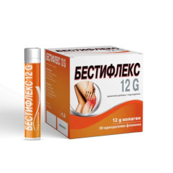 Бестифлекс 12g колаген флакони за здрави стави 25мл х30