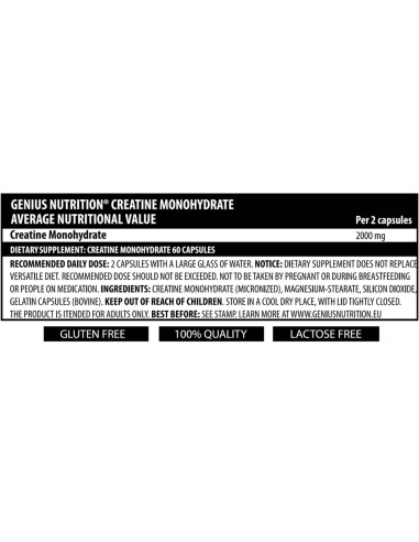 Creatine 60 Mega Caps