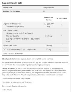 Red Yeast Rice 600 mg with CoQ10 30 mg 2