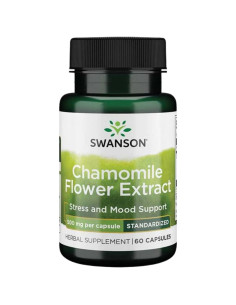 Chamomile Flower Extract 500 mg | Standardized Apigenin