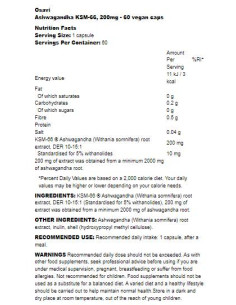 Ashwagandha KSM-66 200 mg 2