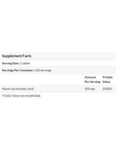 BEST Niacin Time-Released with Niaxtend 500 mg 2