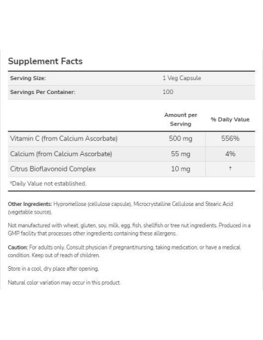 Vitamin C-500 | Calcium Ascorbate-C