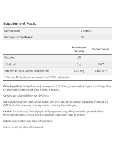 Vitamin E-1000 Natural