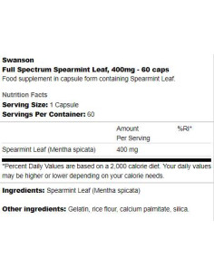 Full Spectrum Spearmint Leaf 400 mg 2