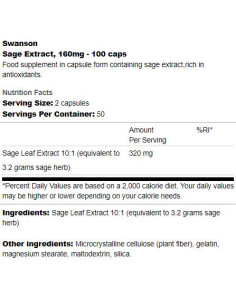 Sage Extract 160 mg 2