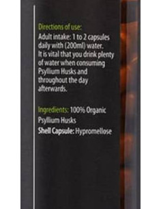 Organic Psyllium Husks 850 mg 2