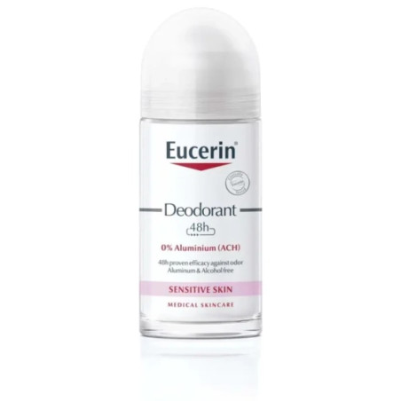 Eucerin рол-он дезодорант за нормално изпотяване без алуминиеви соли 50мл