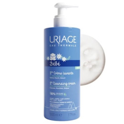 Uriage bebe creme lavante почистващ крем за бебета с изплакване 500мл