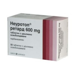 Неуротоп Ретард 600 мг х 50 таблетки Gerot Pharmaceutica