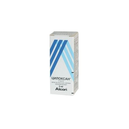 Циклосан капки за очи и уши 3 мг/мл х 5 мл Alcon