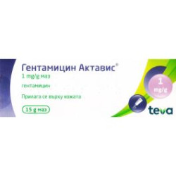 Гентамицин Актавис Унгвент 0.1% х 15 г Teva