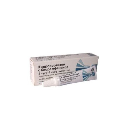 Хидрокортизон Хлорамфеникол Маз за очи х 3 г Antibiotic